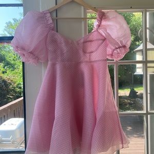 NWT Selkie!!!  Ice Cream Gingham Parliament Dress.  Size L.